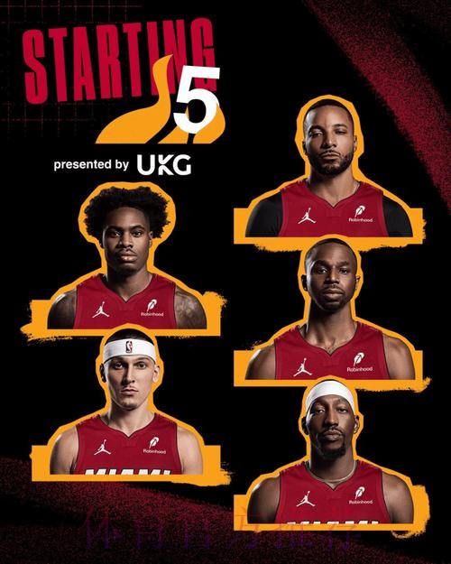 热火首发：米切尔、鲍威尔、威金斯、拉尔松、阿德巴约